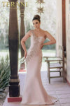 Sleeveless Sheath Beaded Embroidery Evening Dress - 232E1231
