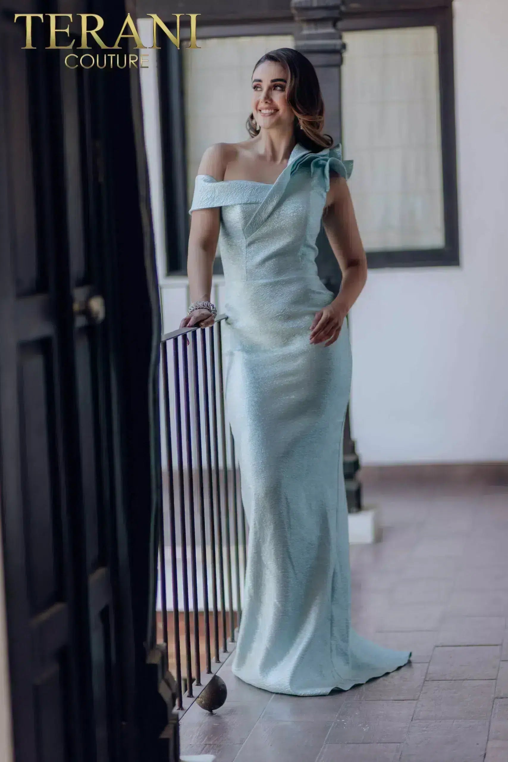 susana asymmetric off shoulder mermaid dress Asymmetrical Off Shoulder Mermaid Pleated Evening Dress
