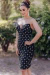 Sleeveless Short Little Black Bodycon Dress - 232H1108