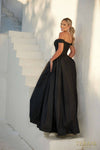 241P2075 Off-Shoulder Fully Sparkling Ballgown Prom Dress