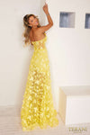 241P2086  A-Line Strapless Tulle Long Prom Dress