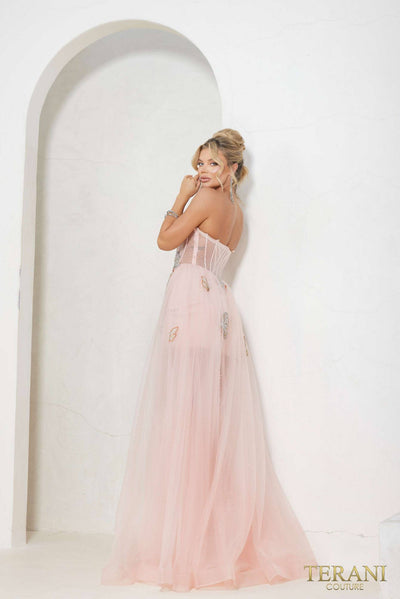 241P2087 Sweetheart Neckline Sleeveless Ballgown Prom Dress