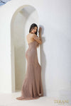 241P2125 Strapless Bodycon Nude Long Prom Dress