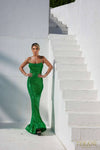 241P2135 Spaghetti Bodycon Sleeveless Sequins Long Prom Dress