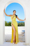 241P2137 Asymmetrical Bodycon Sleeveless Sequins Long Prom Dress