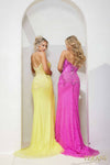 241P2208 Tulle Sleeveless Bodycon Long Prom Dress