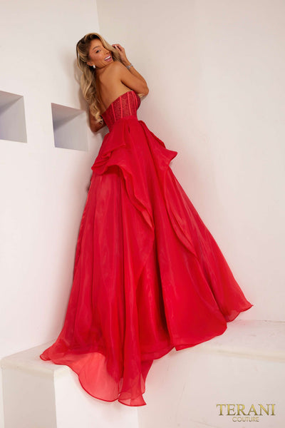 241P2209 Sweetheart Neckline Sleeveless Ballgown Prom Dress