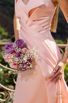 241P2008 Strapless Column Body Long Prom Dress