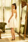 242C3053 Matte Satin Sleeveless Ballgown cocktail Dress