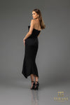 251C4173 Stretch Twill Sleeveless Bodycon Cocktail Dress