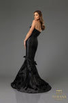 251E4226 Stretch Mikado Sleeveless Bodycon Evening Dress