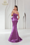 251E4231 Long Sheath Sleeveless Shimmer Dress