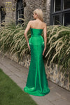 251E4231 Long Sheath Sleeveless Shimmer Dress