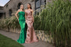251E4231 Long Sheath Sleeveless Shimmer Dress