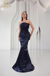 251E4231 Long Sheath Sleeveless Shimmer Dress