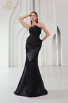 251E4231 Long Sheath Sleeveless Shimmer Dress
