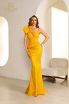 251E4578 Assyemtric Sleeveless Sheath Evening Dress