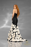251GL4184 Sleeveless Stretch Mikado Trumpet Pageant Dress