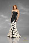251GL4184 Sleeveless Stretch Mikado Trumpet Pageant Dress
