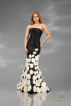 251GL4184 Sleeveless Stretch Mikado Trumpet Pageant Dress
