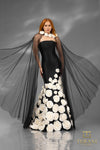 251GL4184 Sleeveless Stretch Mikado Trumpet Pageant Dress