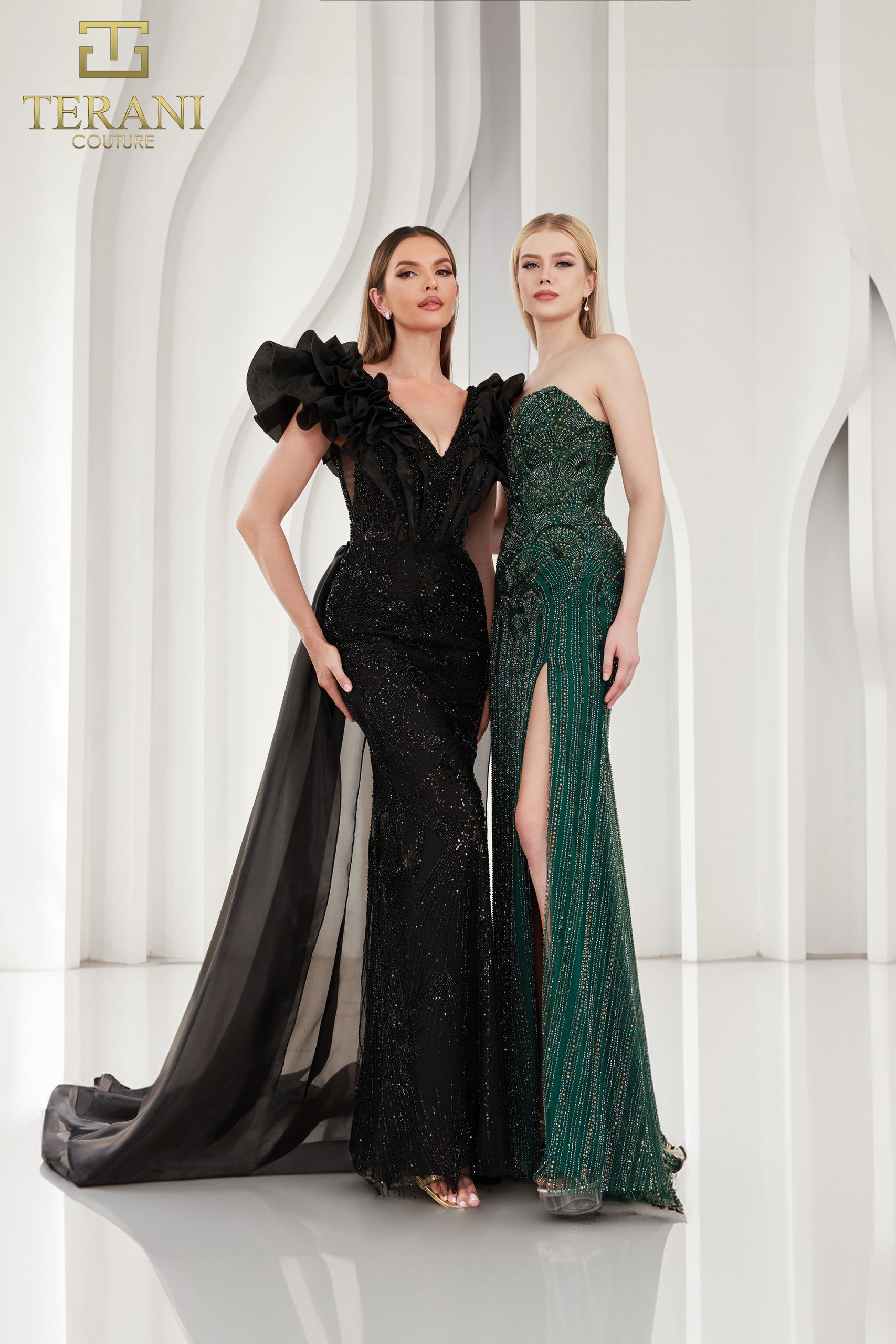 251P4574 Fit and flare strapless Side Slit LONG PROM Dress 251P4574 Fit and flare strapless Side Slit LONG PROM Dress