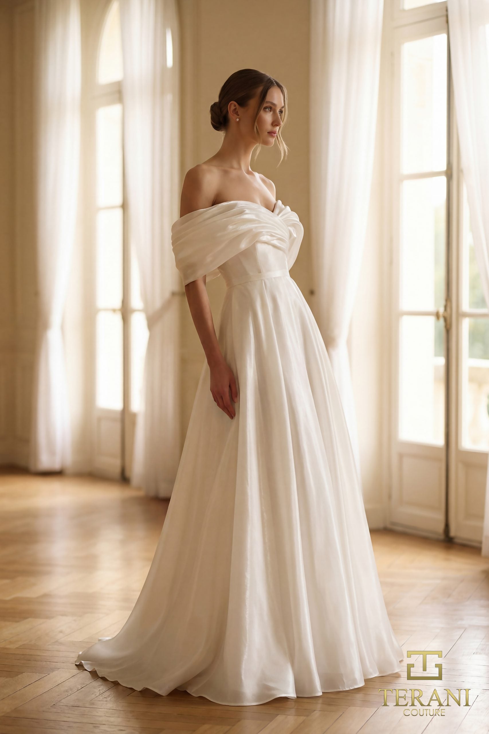 251M4044- S-line Off The Shoulder Front