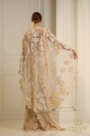 251M4326 V-neck Sleeveless Fit And Flare Lace Dress