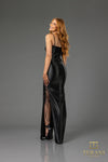 251P4119 Bodycon Jersey Satin Long Prom Dress