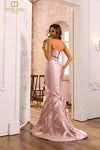 251E4226 Stretch Mikado Sleeveless Bodycon Evening Dress