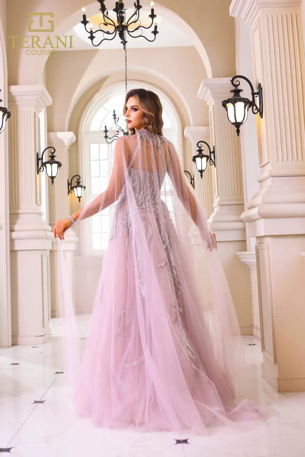 251M4410 Beaded Tulle Sleeveless Sweetheart Ballgown Dress