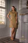 252C5006 - Sheath Short Cocktail Dress