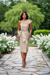 252C5012 - Bodycon Short Cocktail Dress