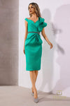 252C5015 - Bodycon Short Cocktail Dress