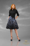 252C5505 - Mock 2 Piece Short Cocktail Dress