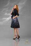 252C5505 - Mock 2 Piece Short Cocktail Dress