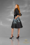 252C5506 - Mock 2 Piece Short Cocktail Dress