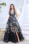 252E5145 - A-line Long Evening Dress