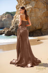 252E5150 - Fit and Flare Long Evening Dress