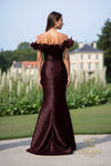 252E5156 - Fit and Flare Long Evening Dress