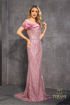 252E5171 - Fit and Flare Long Evening Dress