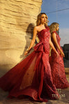 252GL5205 - Bodycon Long Gold Dress