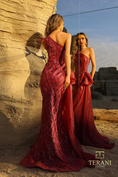 252GL5205 - Bodycon Long Gold Dress