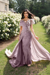 252M5308 - Off Shoulder Long MOB Dress
