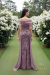 252M5308 - Off Shoulder Long MOB Dress
