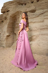 252M5317 - Off Shoulder Long Long MOB Dress
