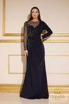 252M5341 - Bodycon Long MOB Dress