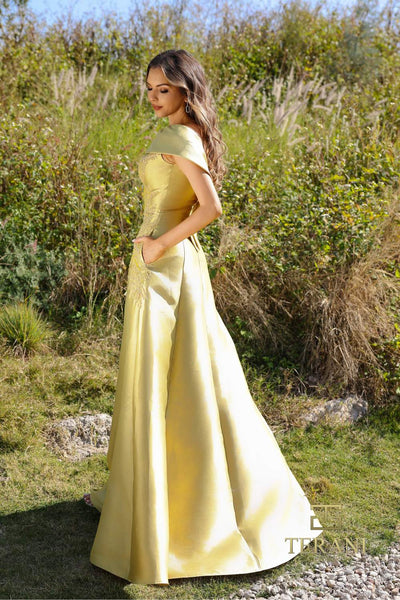 252M5356 - A-line Long MOB Dress
