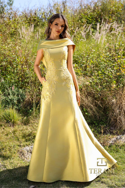 252M5356 - A-line Long MOB Dress