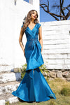 252M5359 - Bodycon Long MOB Dress